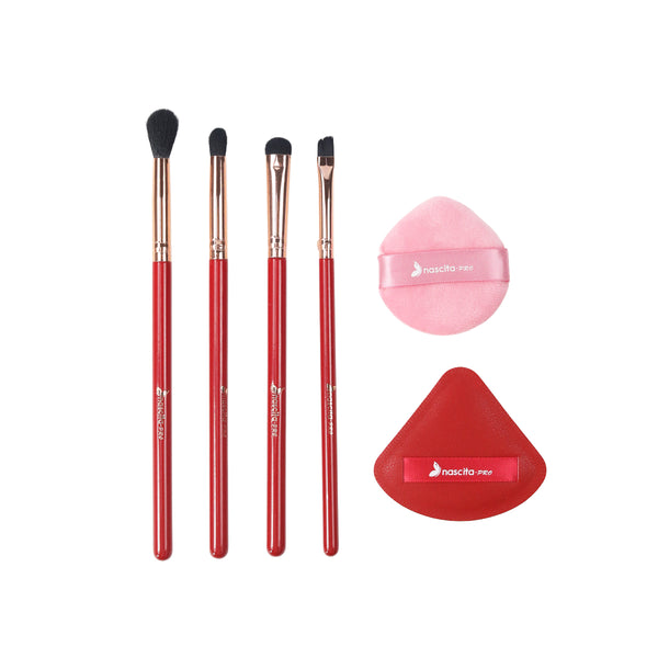Nascita 4'l Makyaj Fırçası Ve Puf Seti 2'Li NASBRUSHSET164