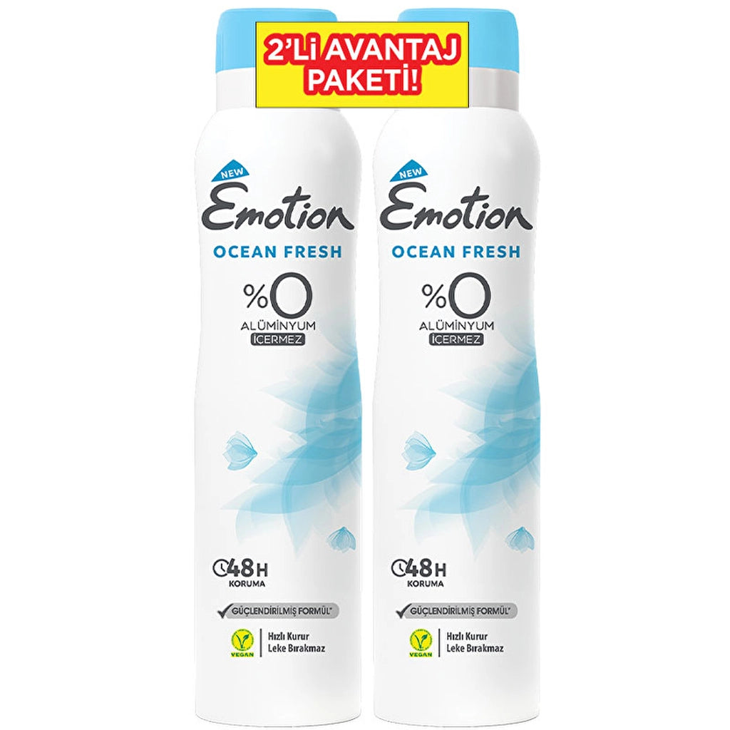 EMOTION  OCEAN FRESH DEO  2x150ML *12