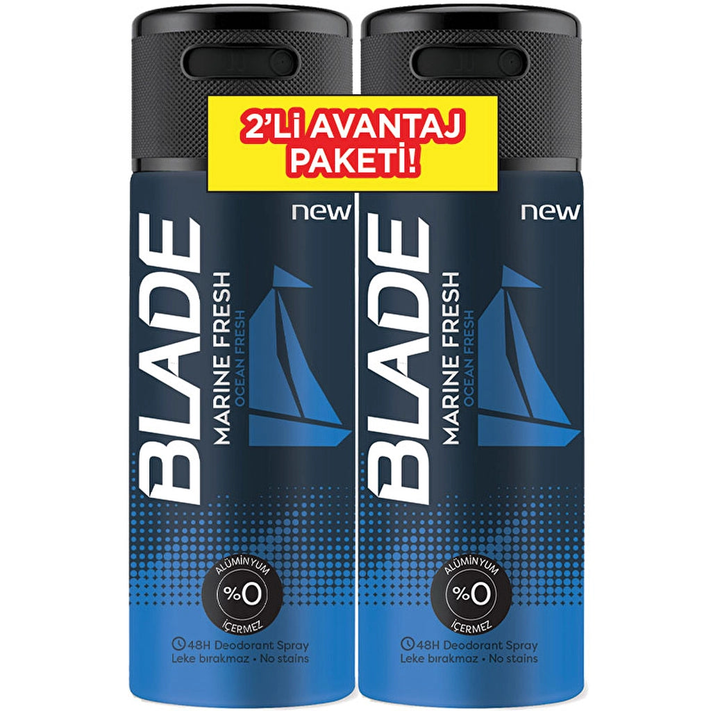 BLADE DEO MARİNE FRESH 2x150 ML DEO
