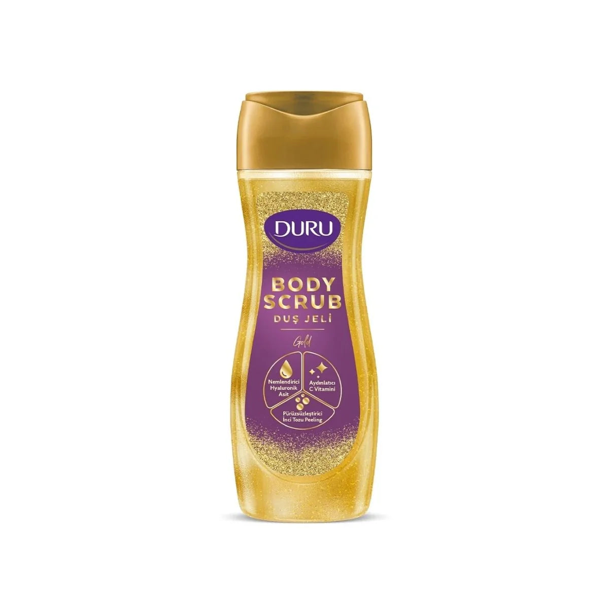 DURU BODY SCRUB DUS JELI GOLD  450 ML