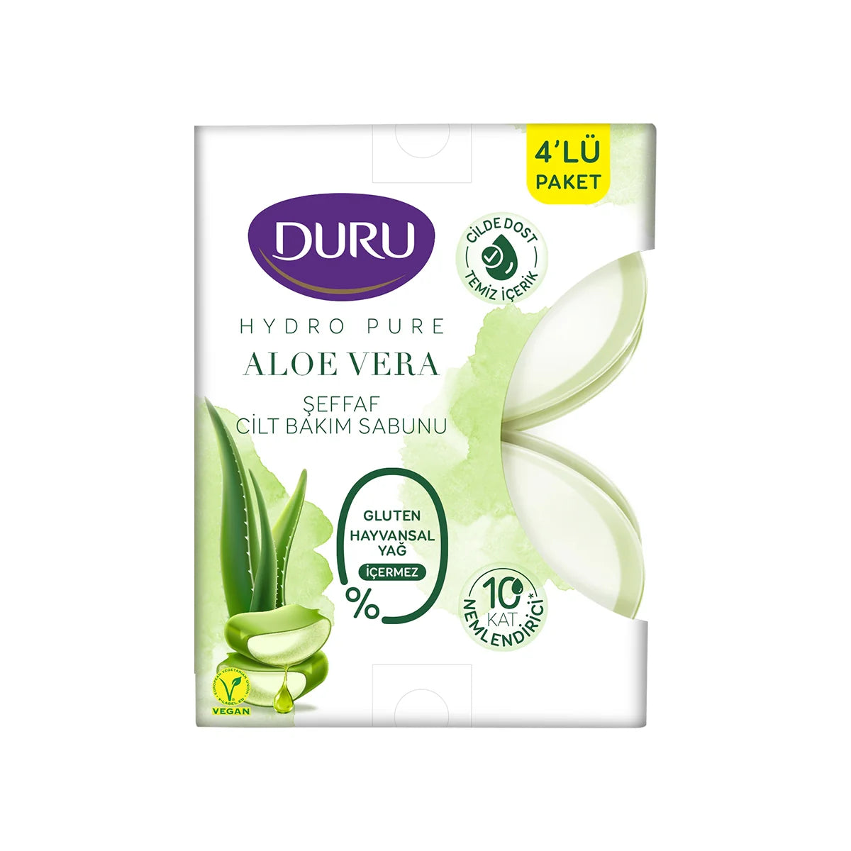 DURU HYDRO PURE ALOVERA 135GR*4*18
