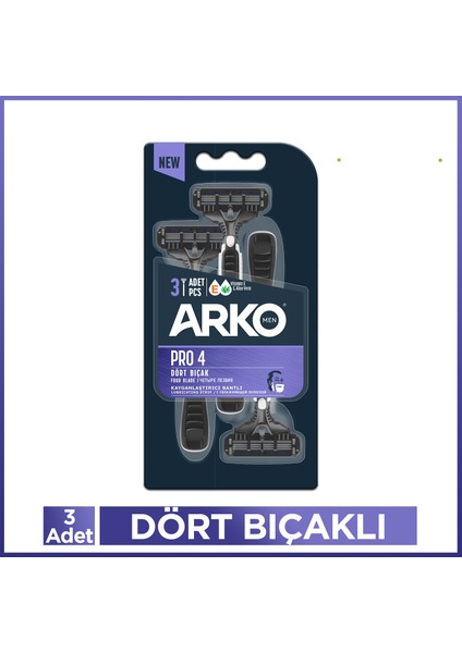 ARKO TIRAS BICAGI PRO4 BLISTER 3LU