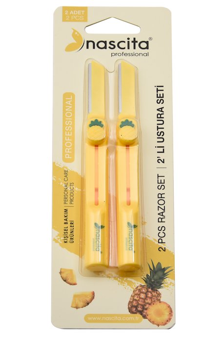 2 li Geri Çekilebilir Razor Seti/ Meyveli