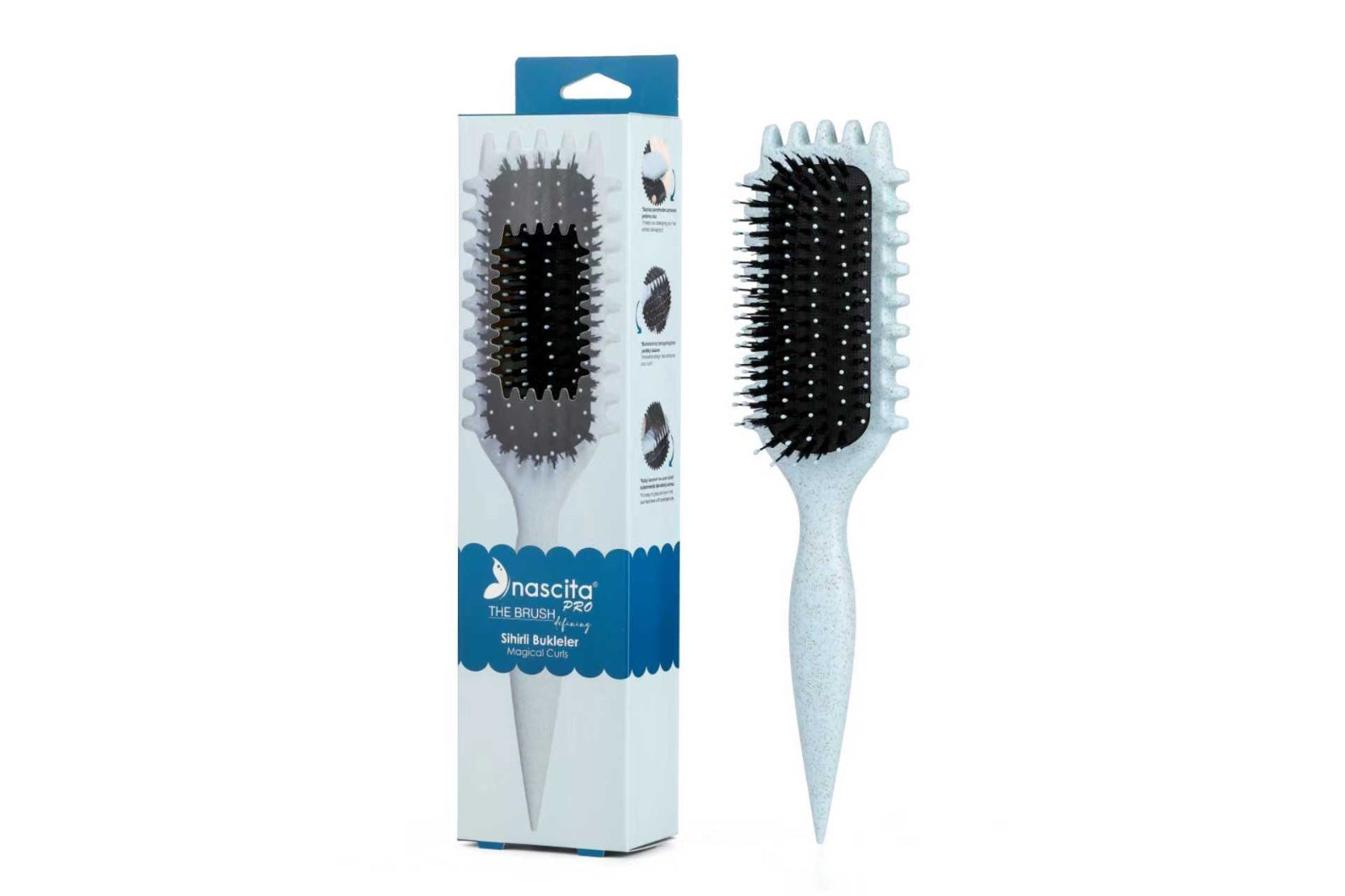 Nascita Magical Curl Bukle Belirginleştirici Saç Fırçası NASFPRO00054