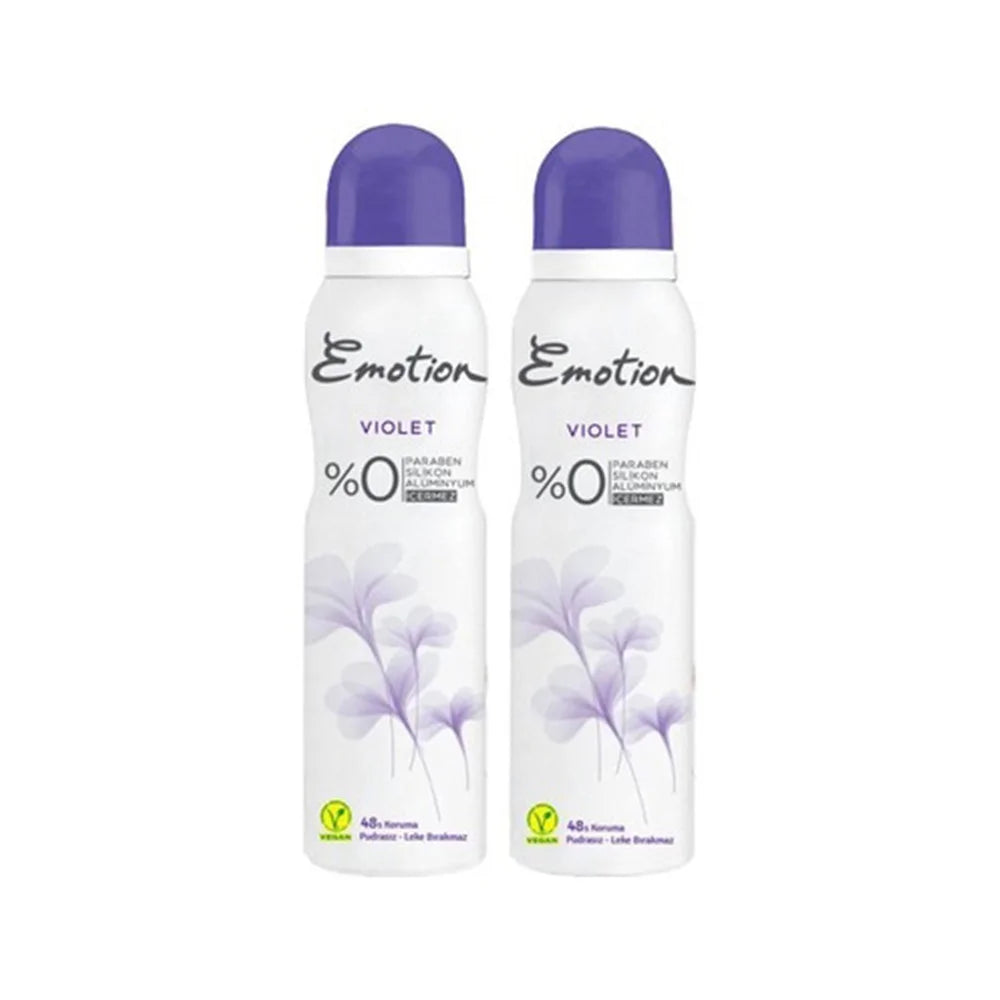 EMOTION VIOLET DEO  2X 150 ML