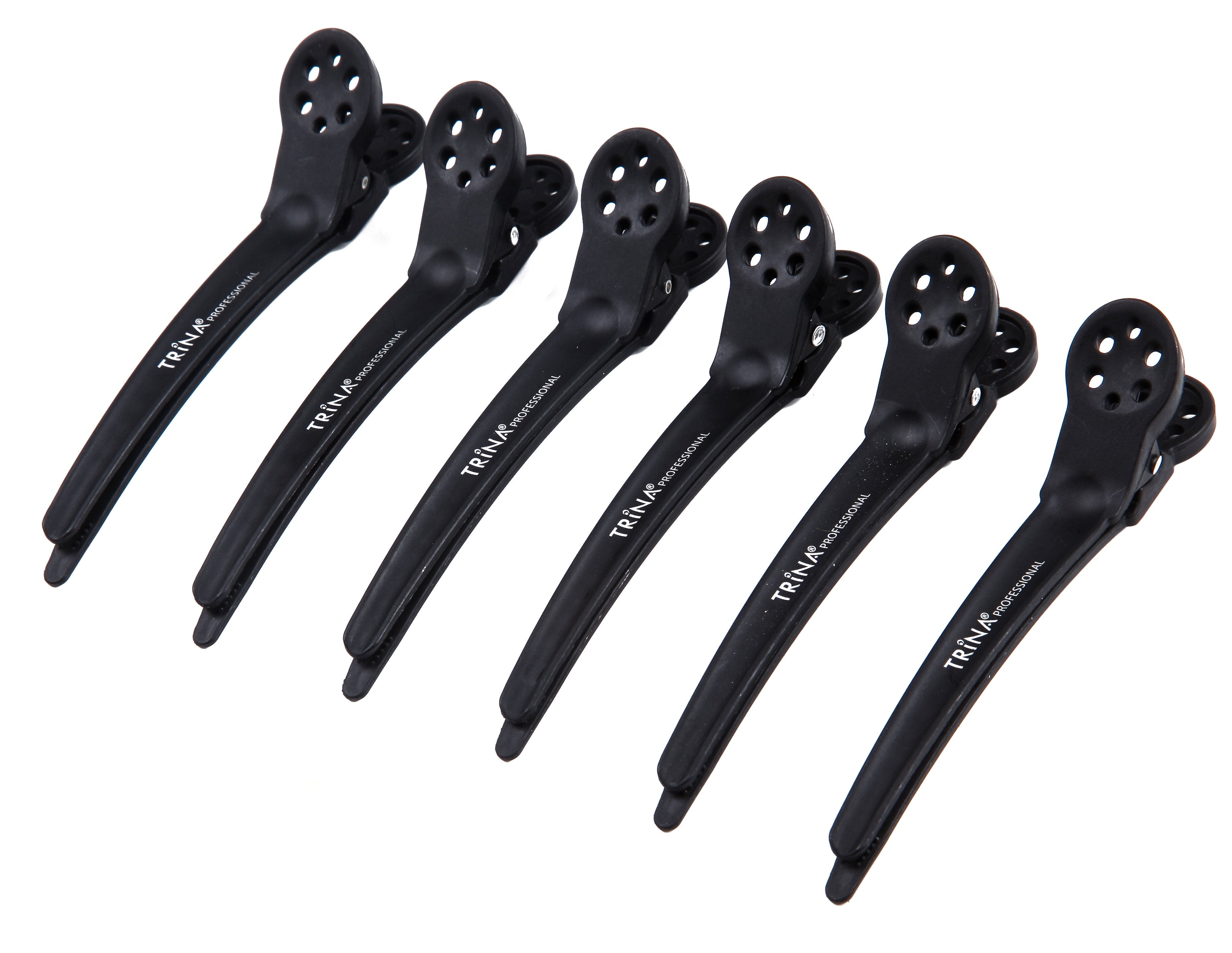 6 LI SİYAH PLASTİK SAÇ PENS SETİ 44