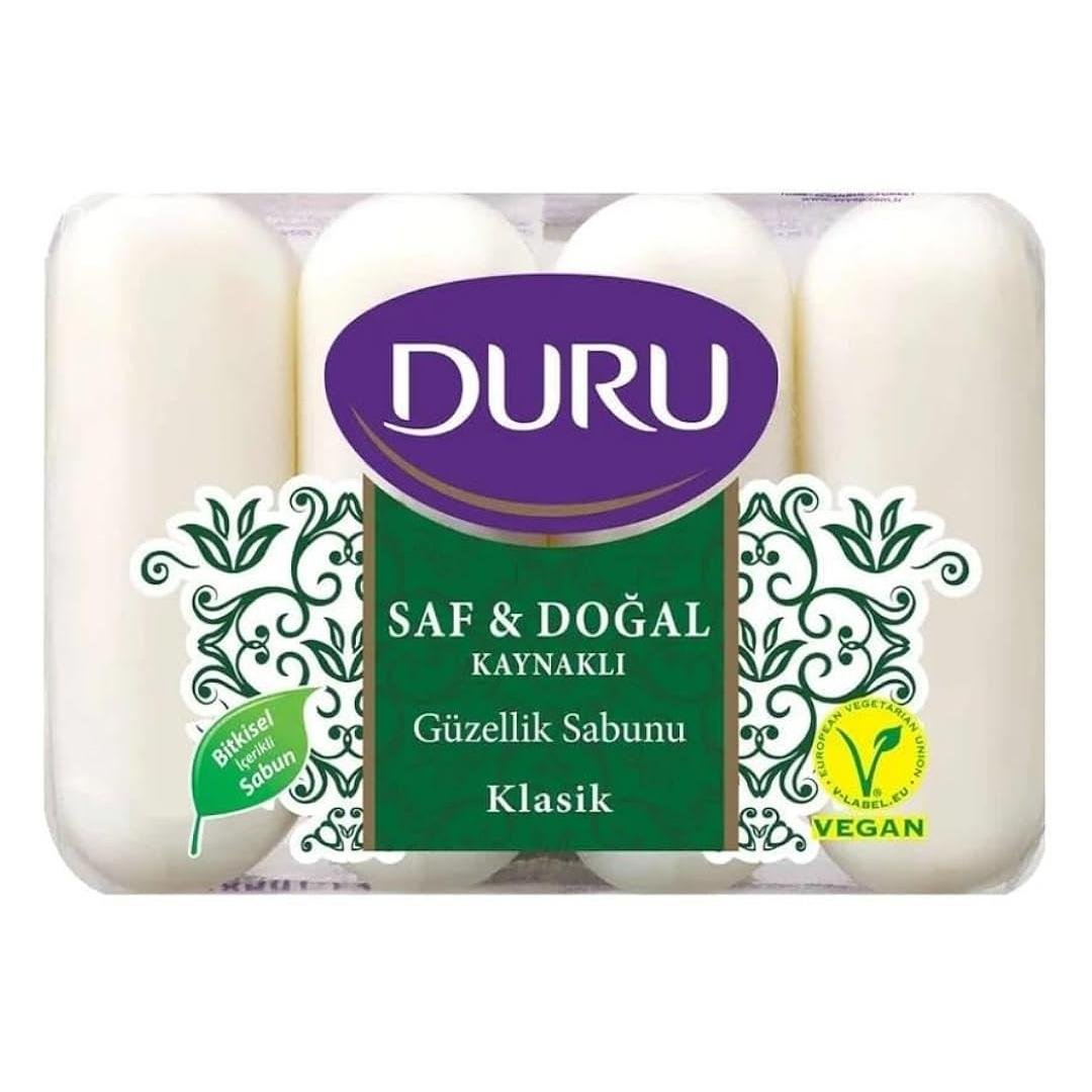 DURU GUZELLIK SABUNU 4X70 GR SAF&DOGAL KLASIK 24LU