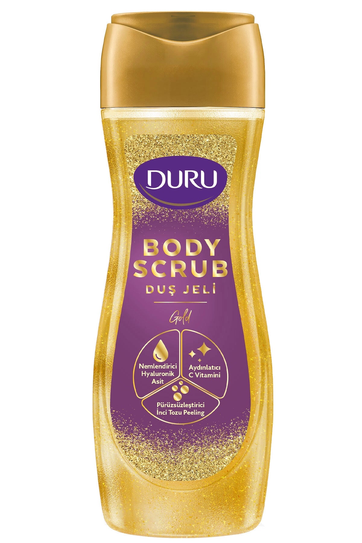 DURU BODY SCRUB DUS JELI GOLD  250 ML *12