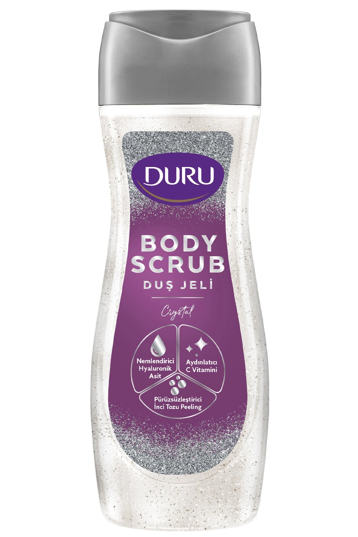 DURU BODY SCRUB DUS JELI CRYSTAL  250 ML *12