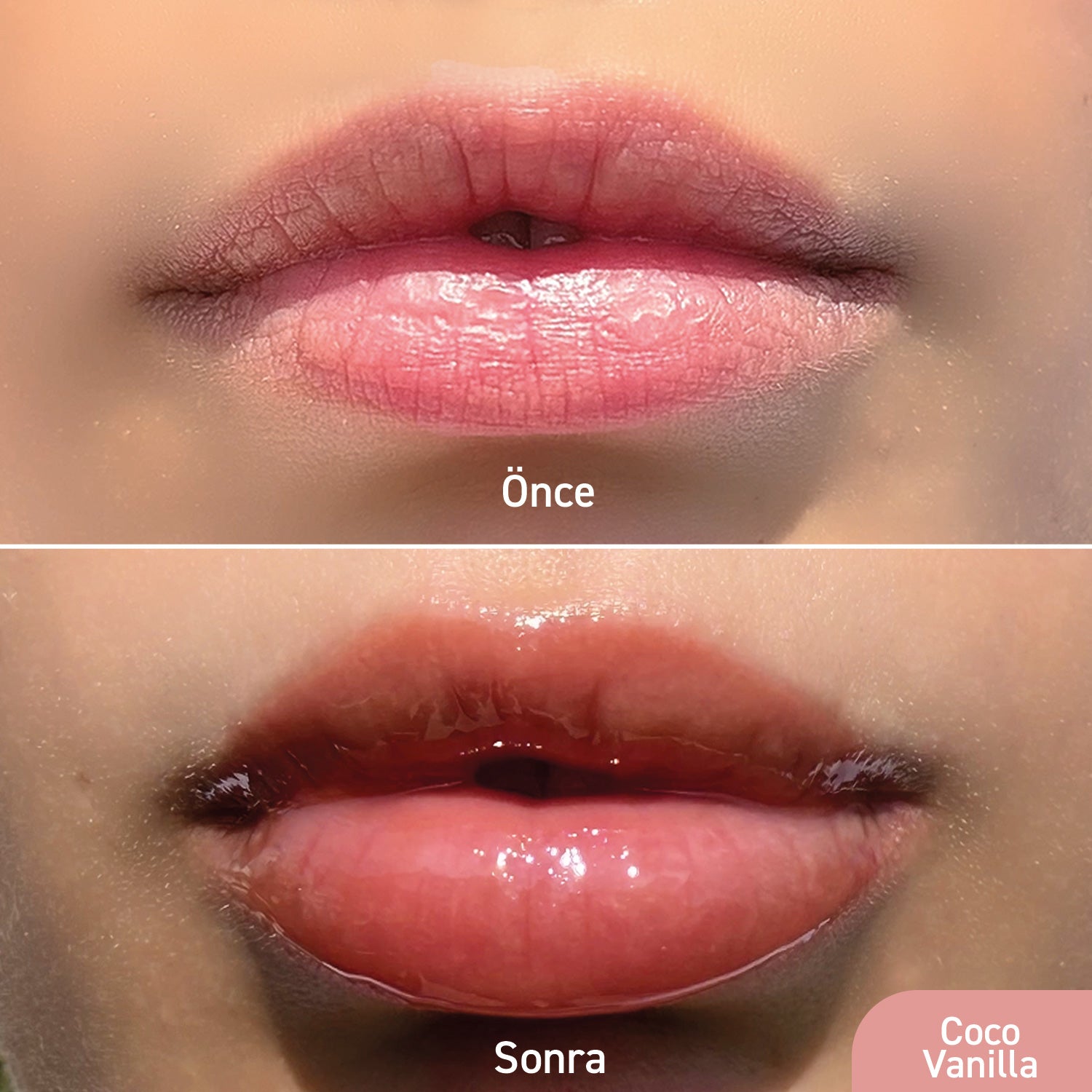 Herbaderm Parlak Dudak Balmı Coco Vanilya Aromalı 10 ml (Anahtarlık Hediyeli)