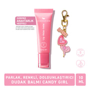 Herbaderm Parlatıcı, Dolgunlaştırıcı, Onarıcı Vegan Dudak Balmı, Tatlı Şeker Aromalı 10 Ml HERBA701516