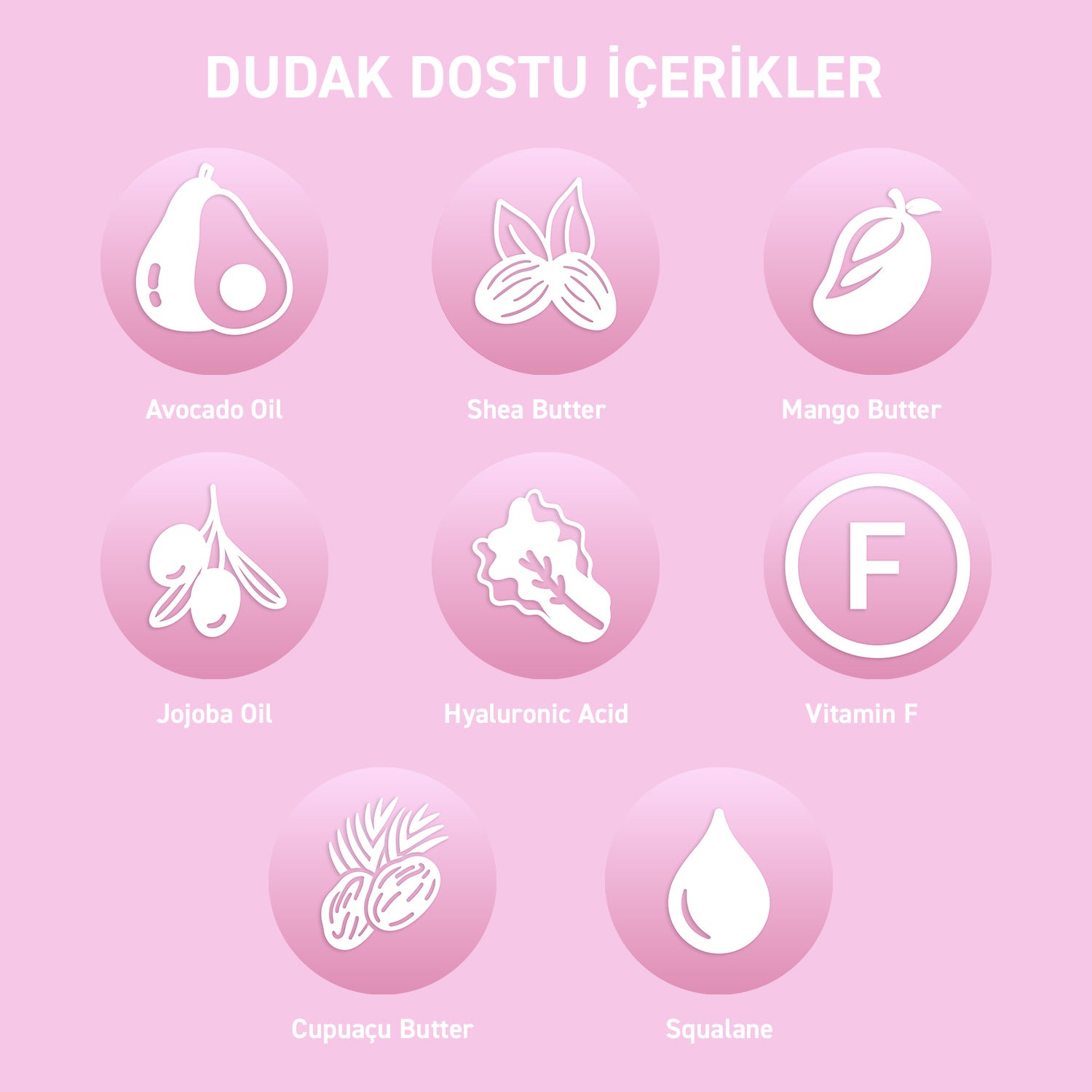 Herbaderm Parlatıcı, Dolgunlaştırıcı, Onarıcı Vegan Dudak Balmı, Tatlı Şeker Aromalı 10 Ml HERBA701516