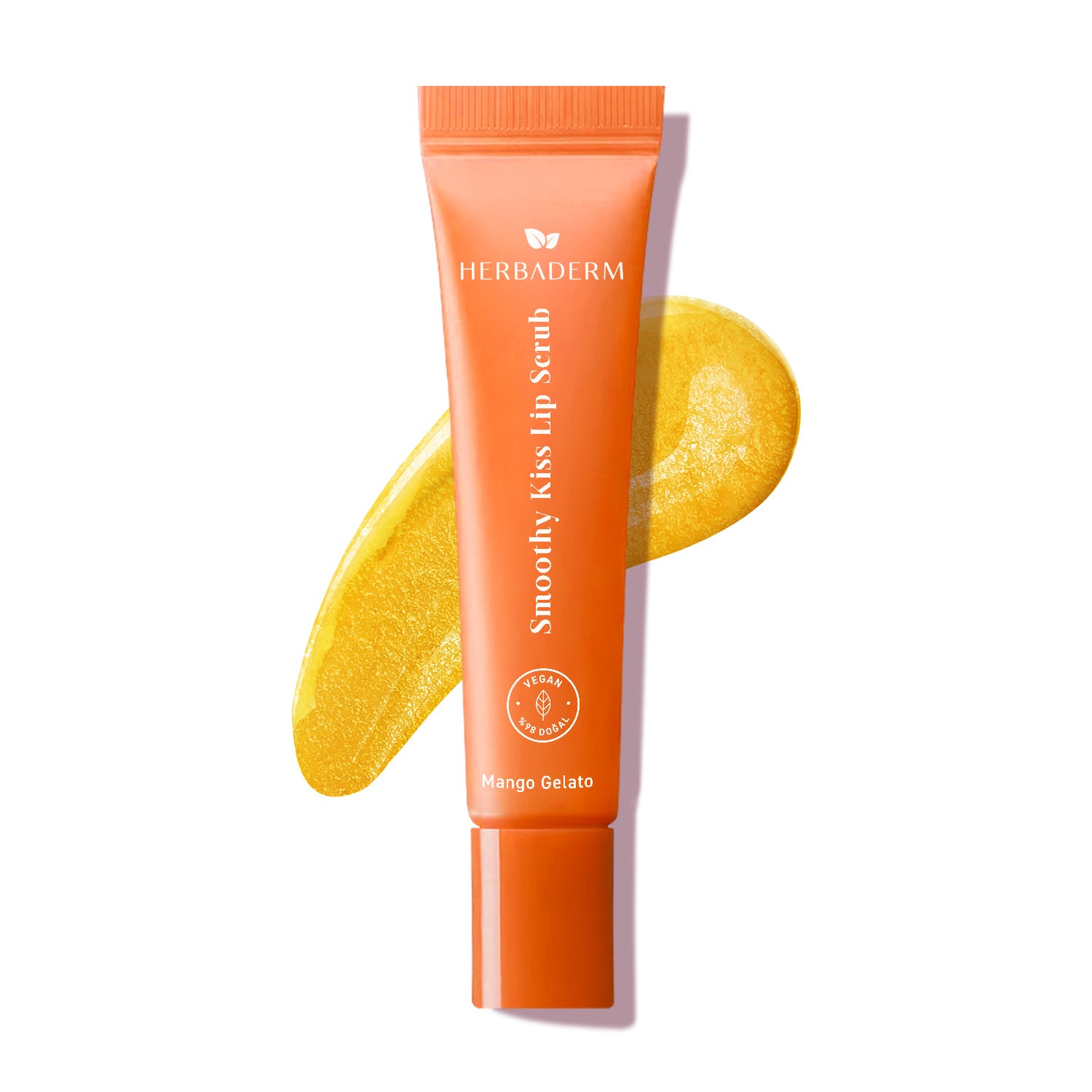 Herbaderm Dudak Peelingi Mango Aromalı 15 ml (Anahtarlık Hediyeli)