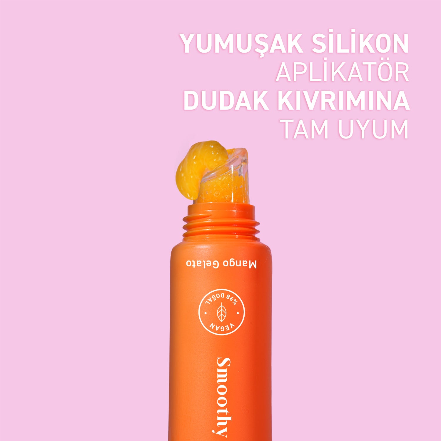 Herbaderm Dudak Peelingi Mango Aromalı 15 ml (Anahtarlık Hediyeli)