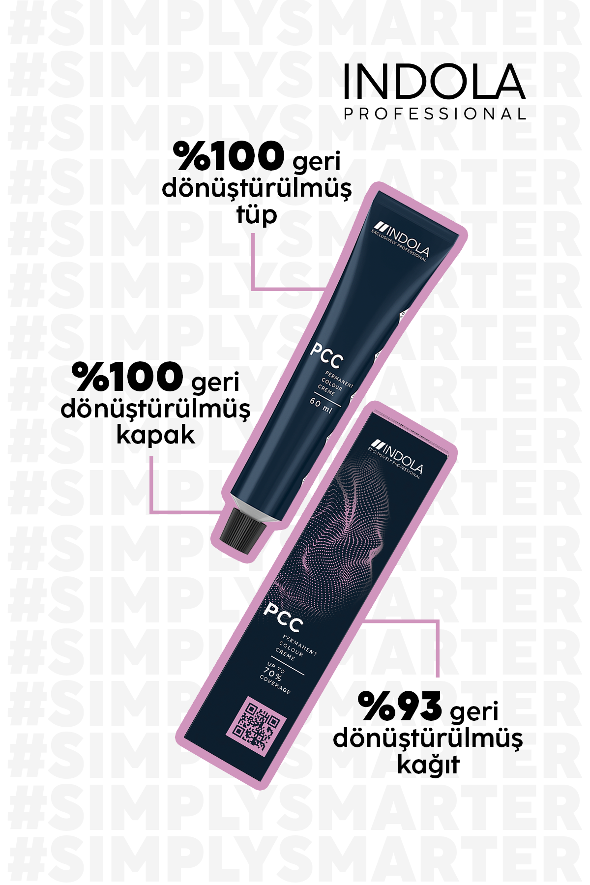 INDOLA PCC 8.77x Ekstra Yoğun Viyole Açık Kumral Kalıcı Krem Saç Boyası 60 ml