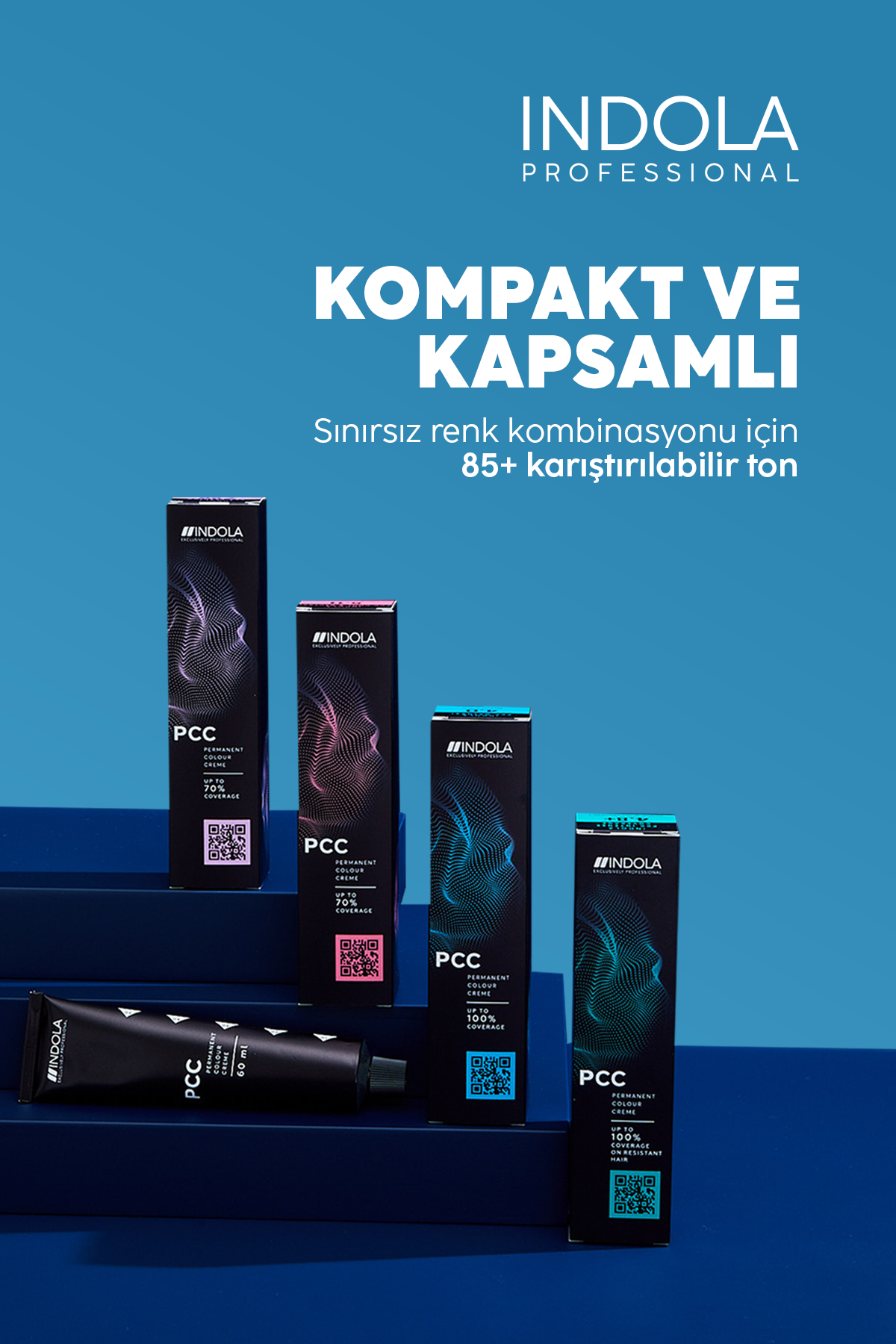 INDOLA PCC 4.0 Orta Kahve Kalıcı Krem Saç Boyası 60 ml