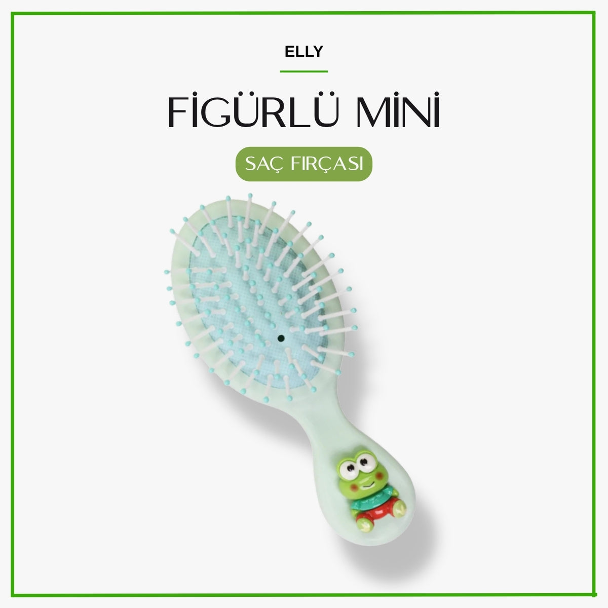 Elly Figürlü Mini Saç Fırçası ELLYFPRO0001GR