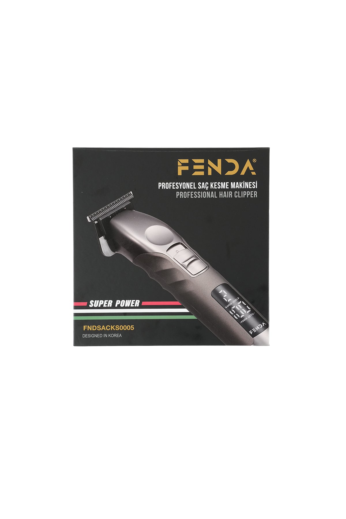 Fenda Profesyonel Saç Kesme Makinesi Siyah FNDSACKS0005