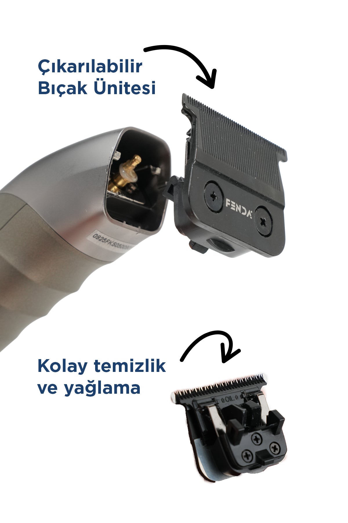 Fenda Profesyonel Saç Kesme Makinesi Siyah FNDSACKS0005