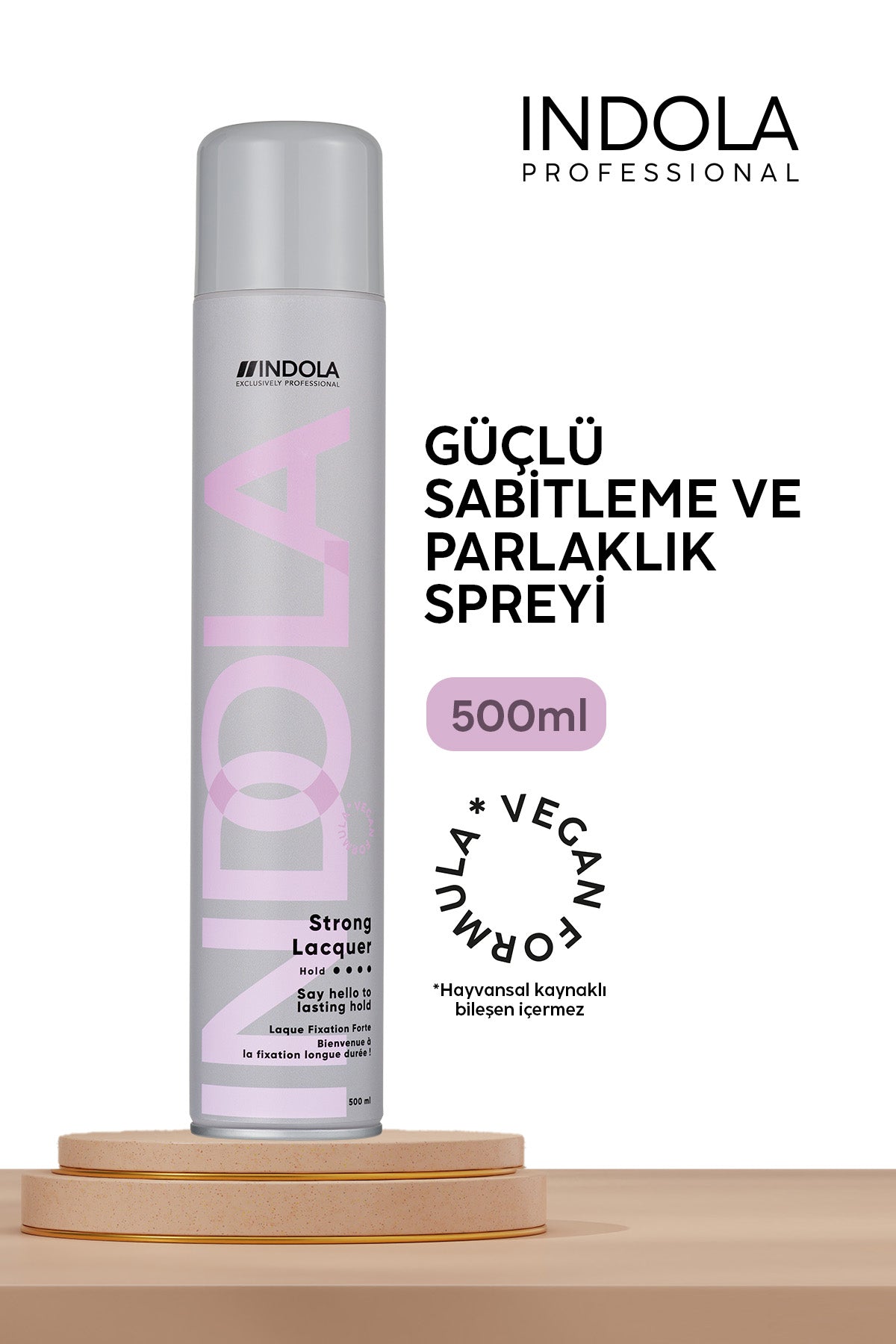 INDOLA Strong Güçlü Tutuşlu Saç Spreyi 500 ml