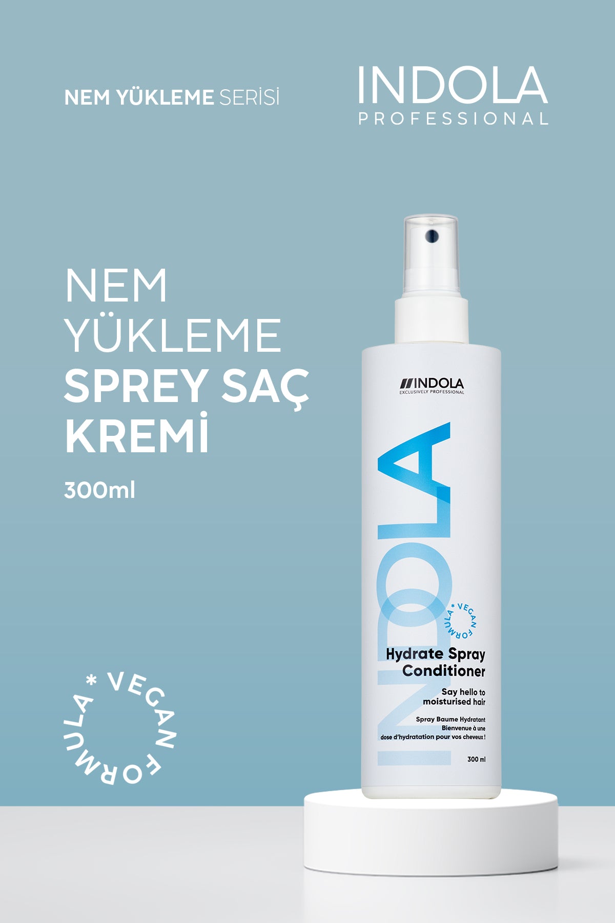 INDOLA Hydrate Durulanmayan Nemlendirici Sprey Saç Kremi 300 ml