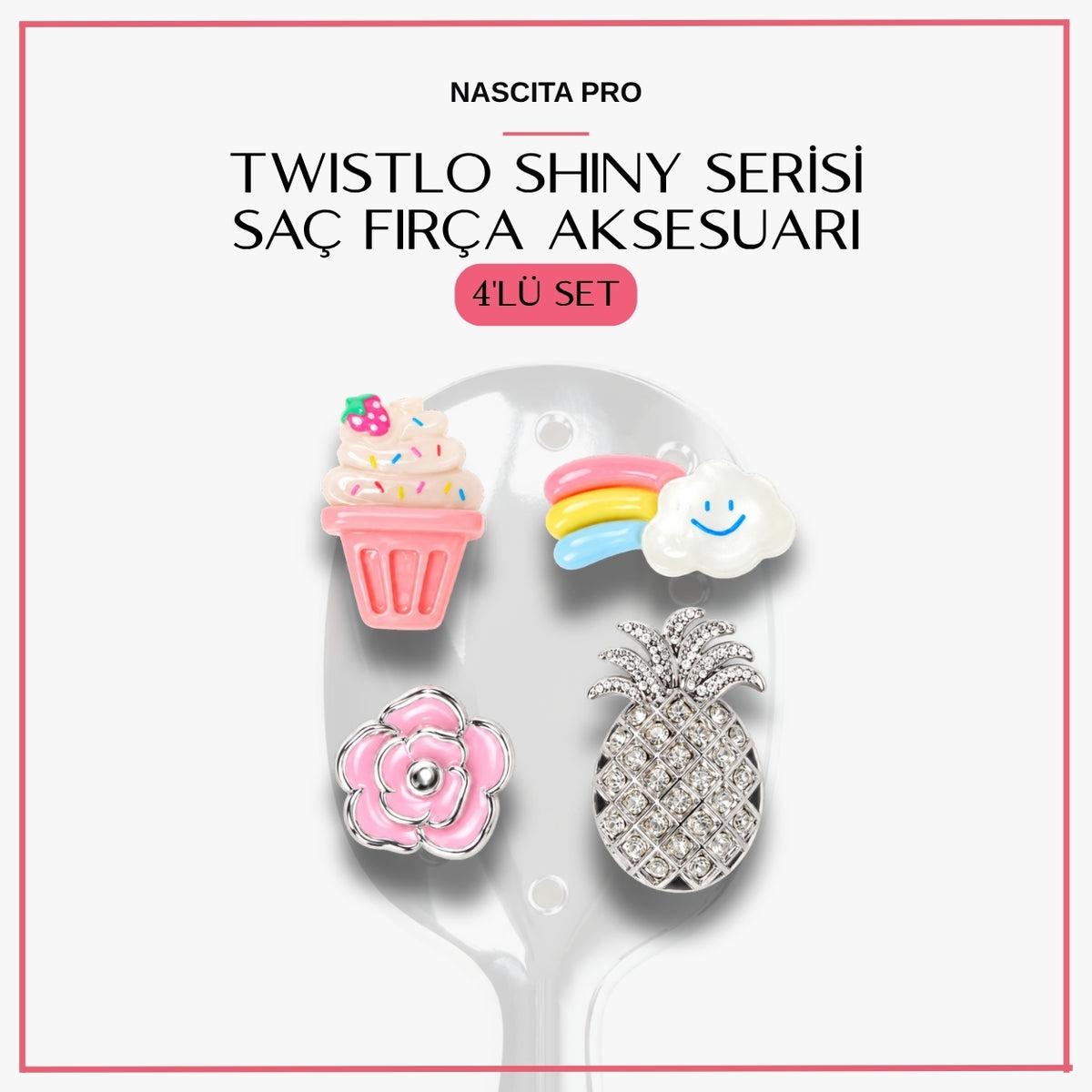 Twistlo Shiny Series Saç Fırça Aksesuarı