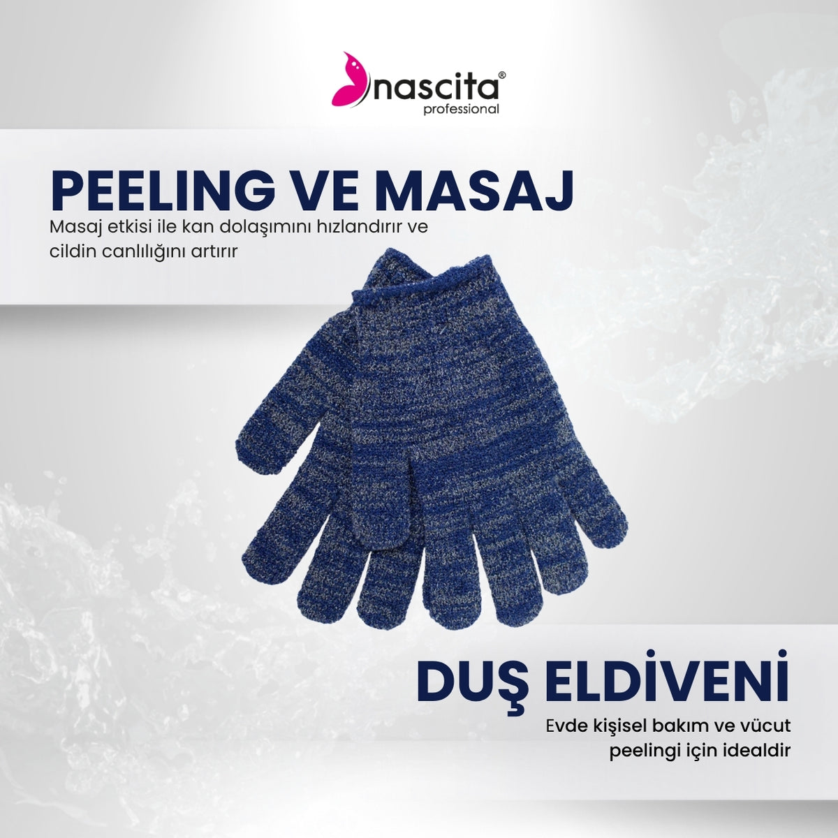 NASCİTA Nascita Duş Eldiveni NASBATHX0023BLUE