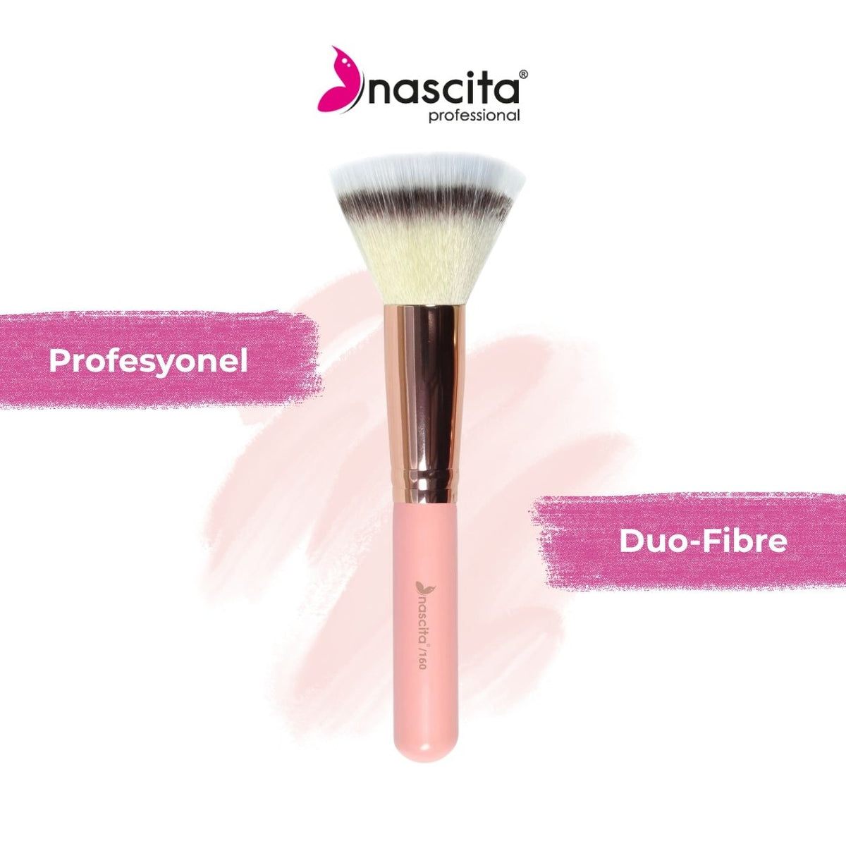 NASCİTA Nascita Duo Fibre Makyaj Fırçası NASBRUSH0160