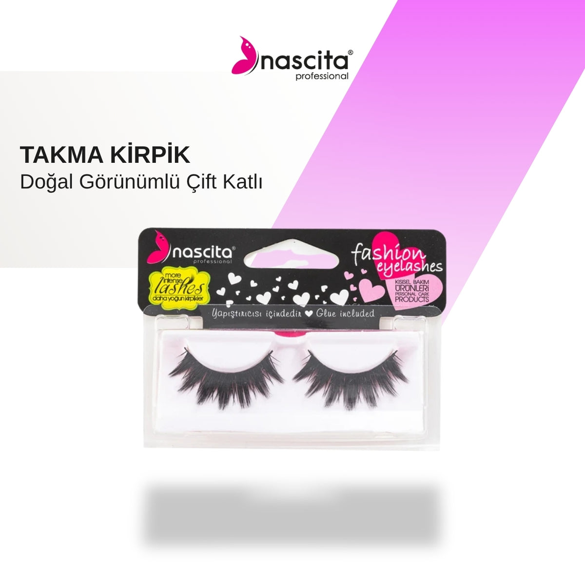 NASCİTA Nascita Doğal Görünümlü Çift Katlı Takma Kirpik NASEYE000066