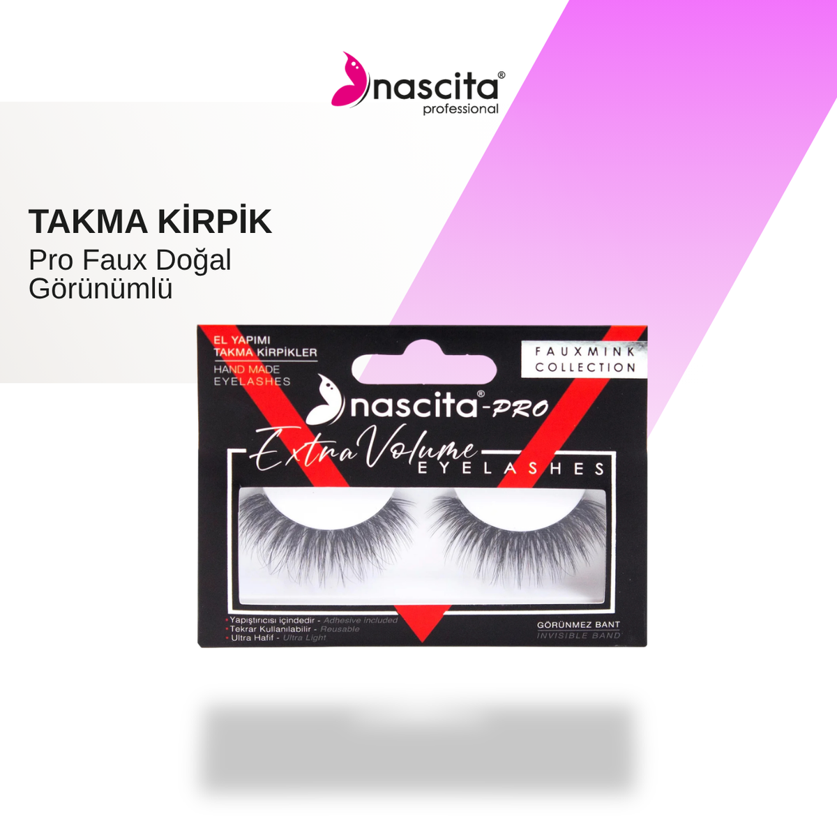 Nascita Pro Faux Doğal Görünümlü Takma Kirpik NASEYE000109