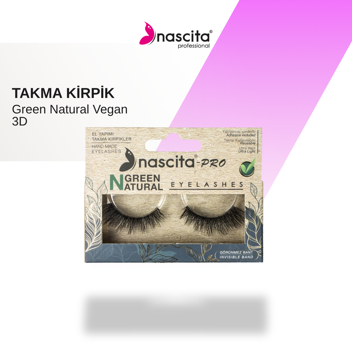 NASCİTA Nascita Green Natural Vegan 3D Takma Kirpik NASEYE000114