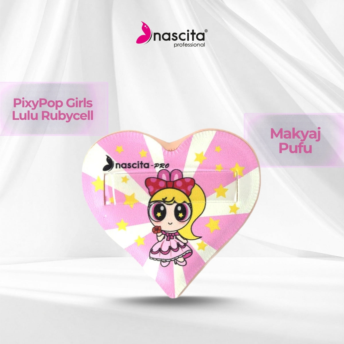 NASCİTA Nascita PixyPop Girls Lulu Rubycell Makyaj Pufu NASYUZFS0160