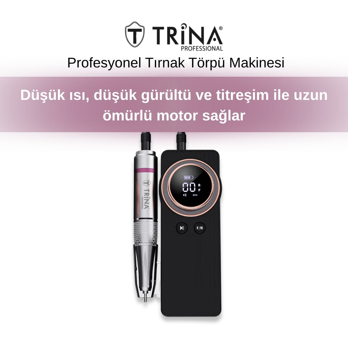 Trina Profesyonel Tırnak Törpü Makinesi TRNNAILDRILL08