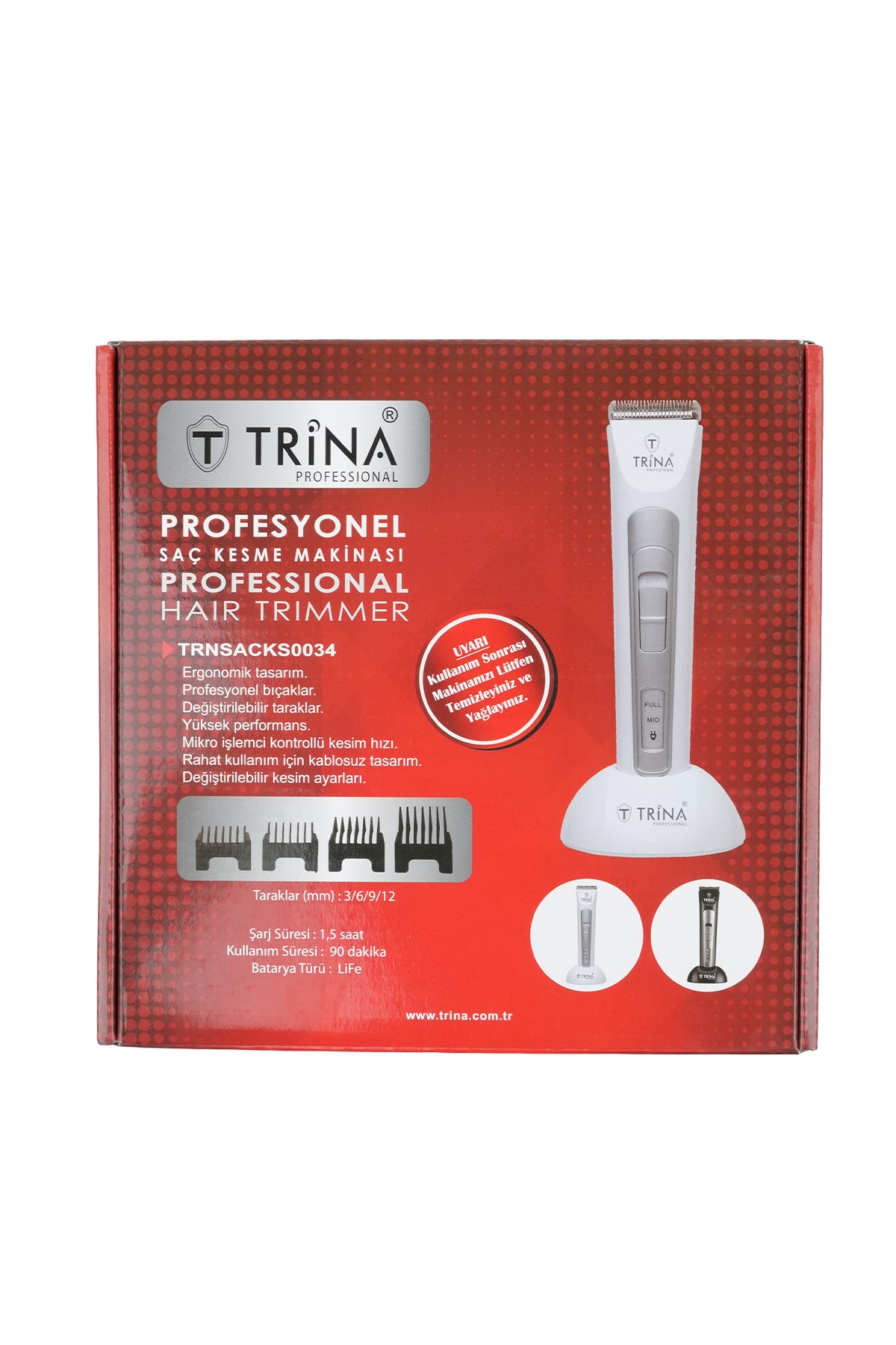 Trina Profesyonel Ense Kesme Makinesi TRNSACKS0034