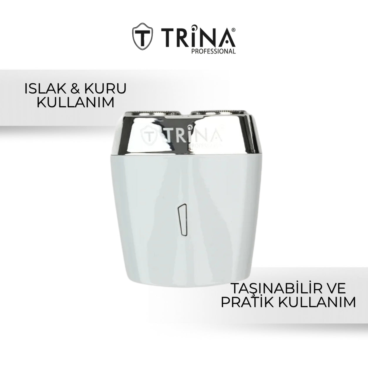 Taşınabilir Mini Tıraş Makinesi Beyaz TRNSKLKS0021NBL