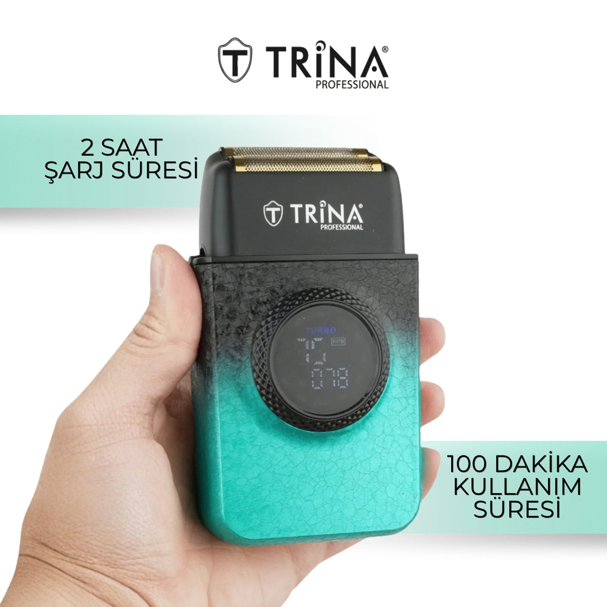 Trina Professional Tıraş Makinesi Turkuaz TRNSKLKS0023TR