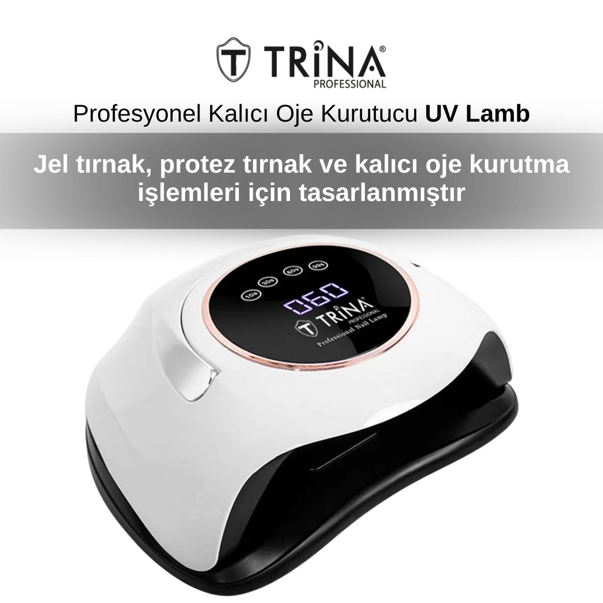 TRİNA Trina Profesyonel Kalıcı Oje Kurutucu UV Lamba TRNUVLAMP001