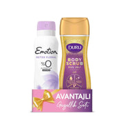 EMOTION DEO150 ML FLORAL +DUS JELİ 250MLBODY SCRUB