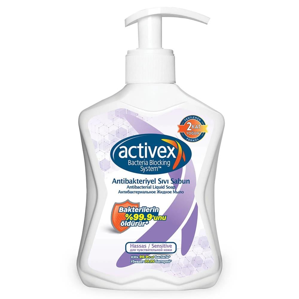 ACTIVEX SIVI SABUN 300 ml.-HASSAS KORUMA