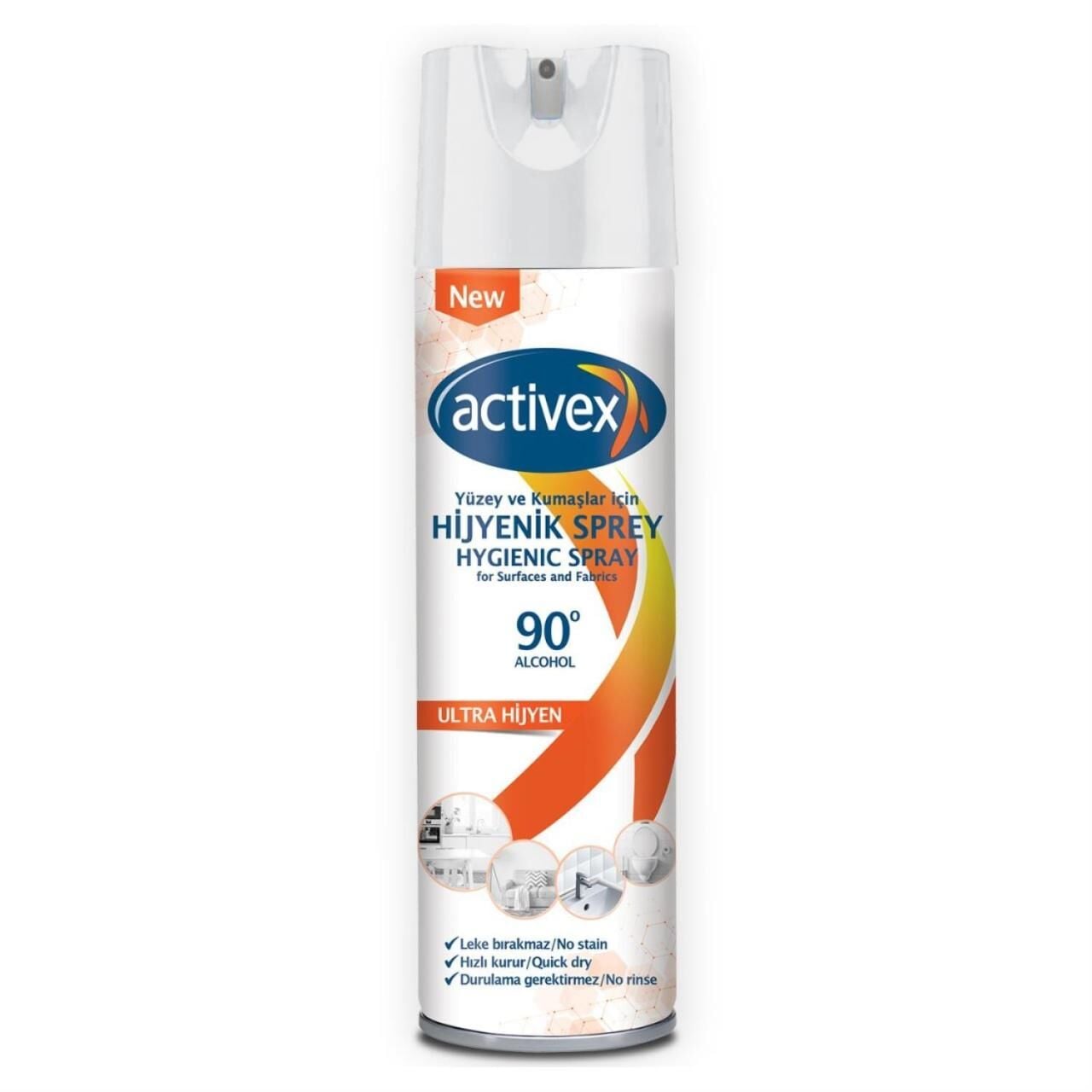 ACTIVEX HIJYEN SPREY KUMAS & YUZEY 200 ML *12