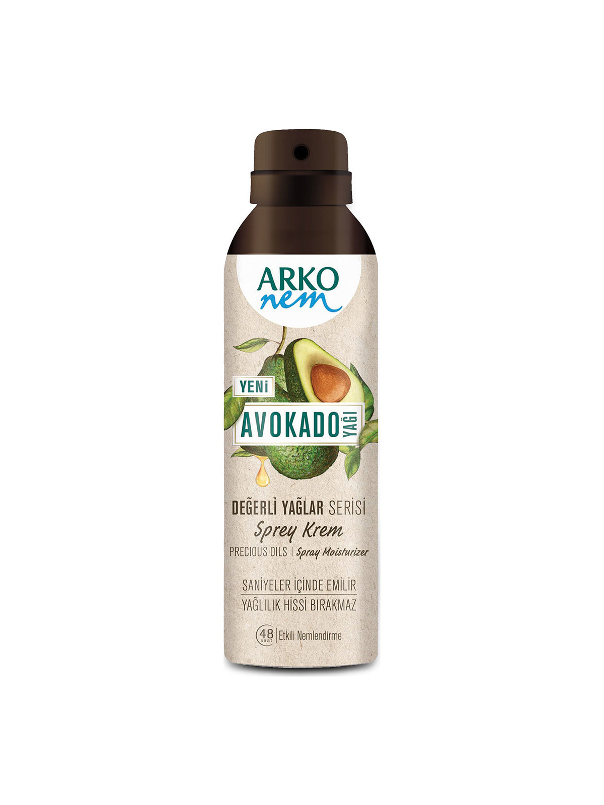 ARKO NEM DEGERLI YAGLAR SERISI AVOKADO SPREY 150ML