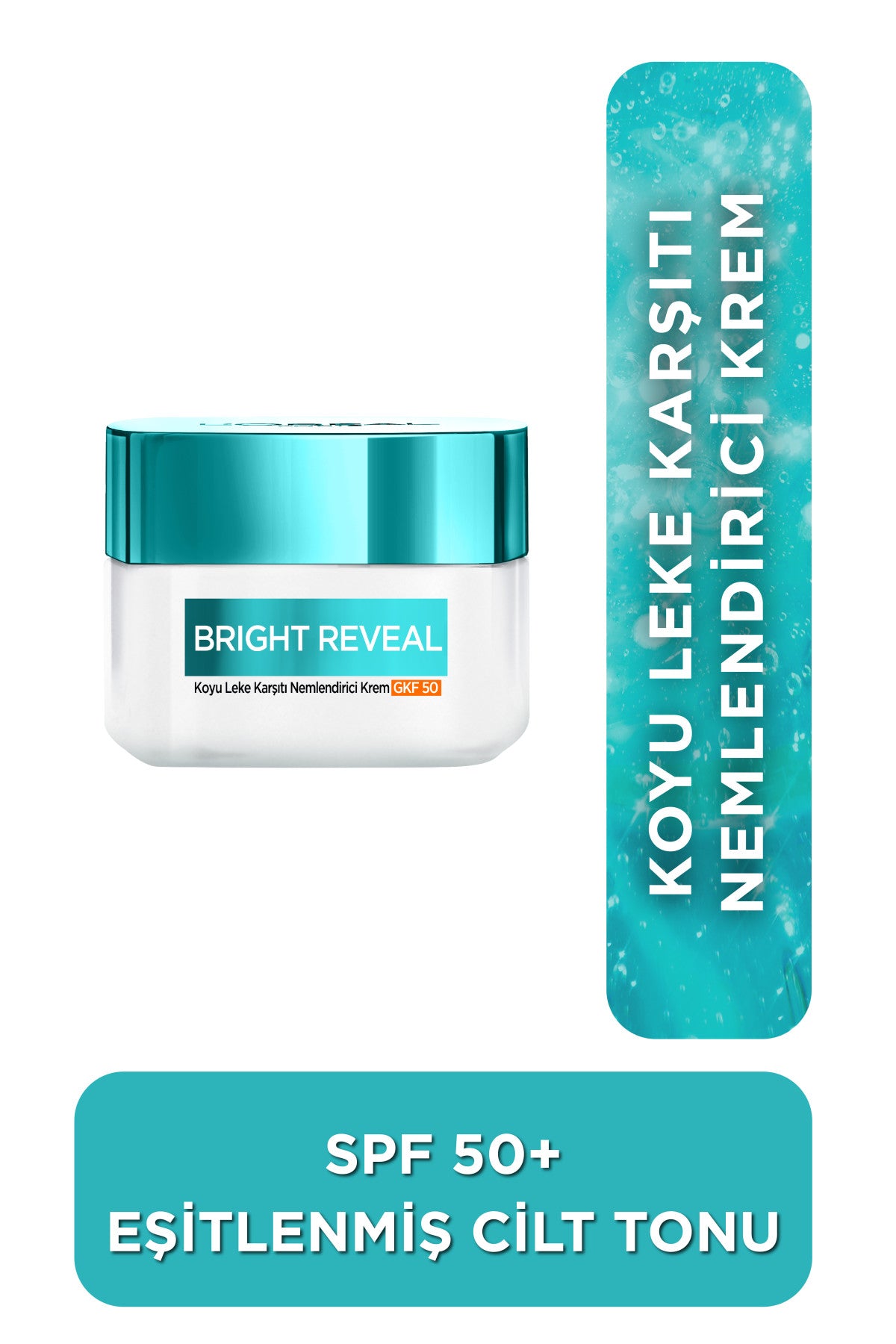 Bright Reveal Koyu Leke Karşıtı, Cilt Tonu Eşitleyici Spf50 Nemlendirici Krem Niasinamid 50ml