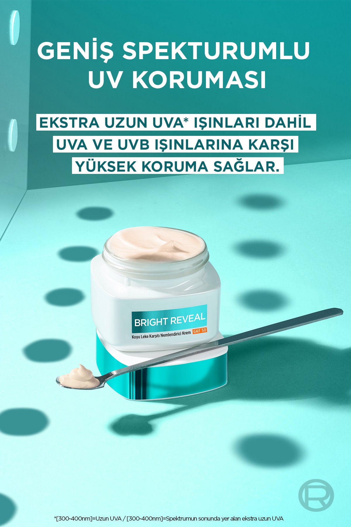 Bright Reveal Koyu Leke Karşıtı, Cilt Tonu Eşitleyici Spf50 Nemlendirici Krem Niasinamid 50ml