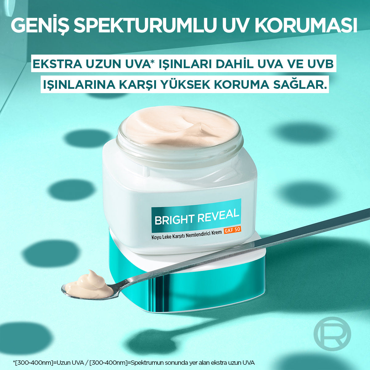 Bright Reveal Koyu Leke Karşıtı, Cilt Tonu Eşitleyici Spf50 Nemlendirici Krem Niasinamid 50ml
