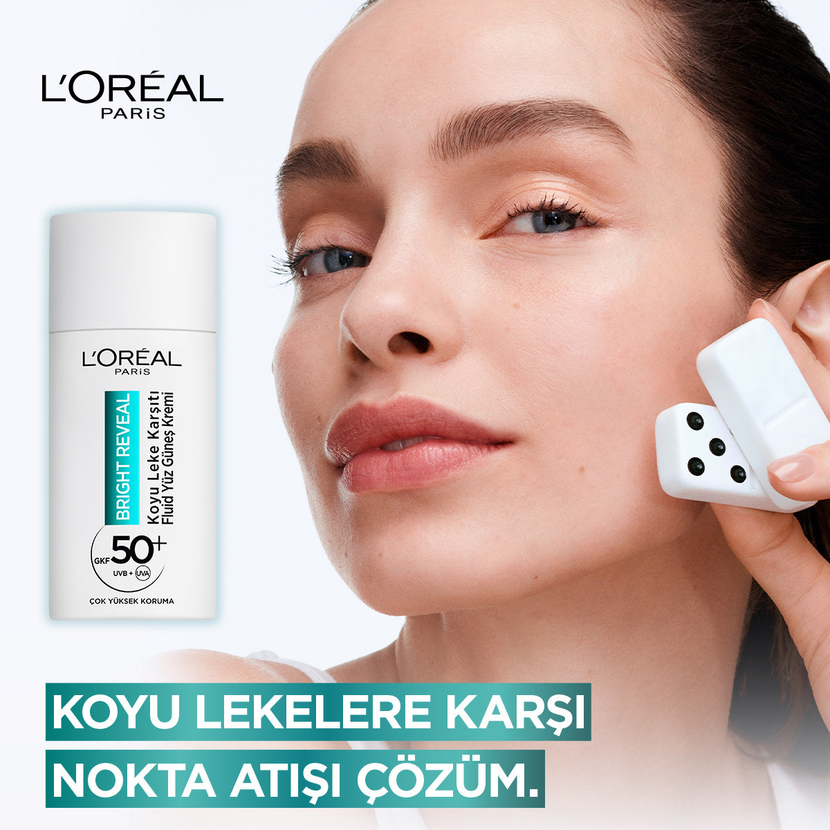 Bright Reveal Spf 50+ Koyu Leke Karşıtı Fluid Günlük Yüz Güneş Kremi 50ml