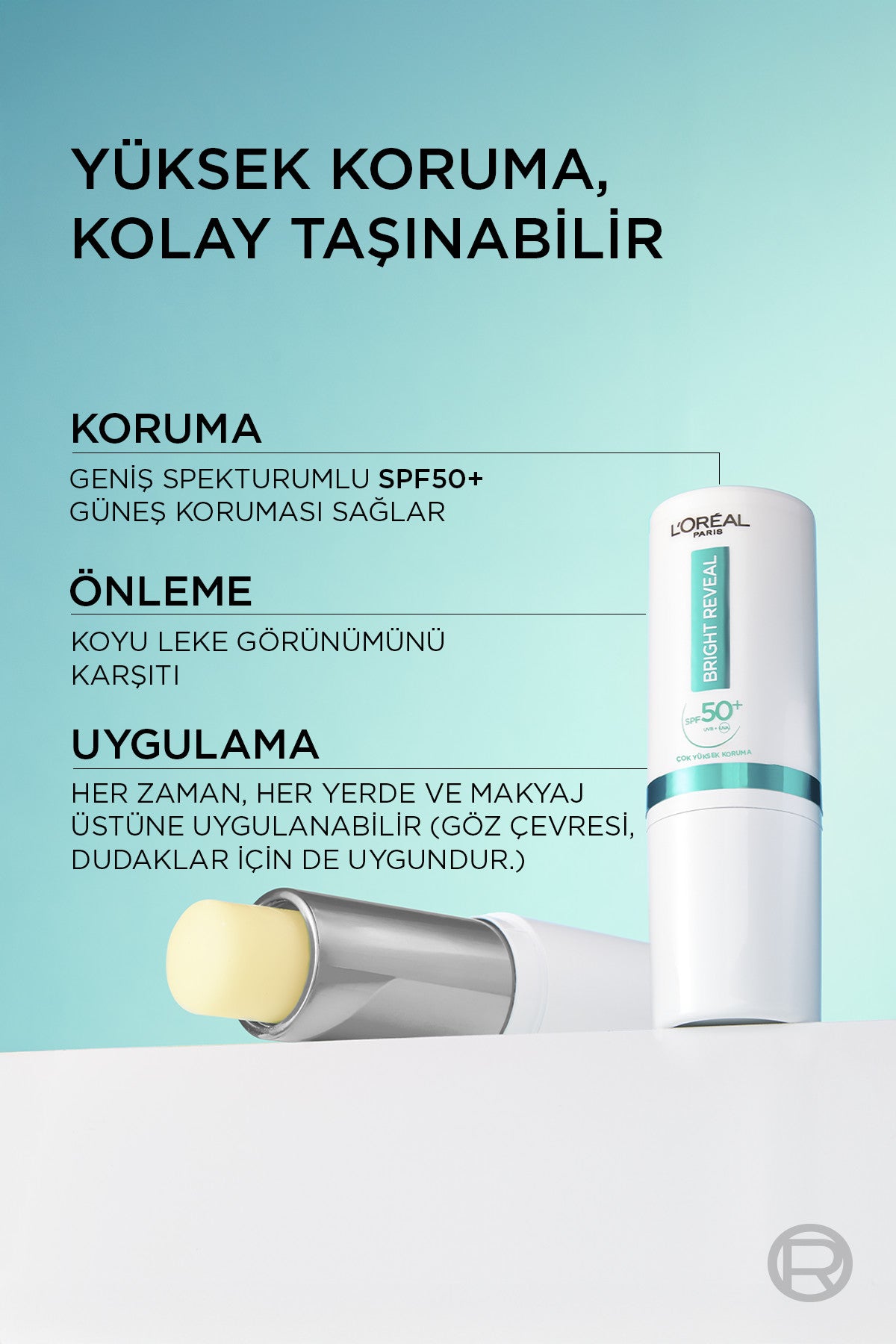Bright Reveal Spf 50+ Ultra Koruyucu Ultra Pratik Stick Güneş Kremi 9ml