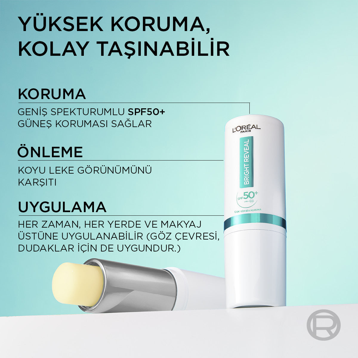 Bright Reveal Spf 50+ Ultra Koruyucu Ultra Pratik Stick Güneş Kremi 9ml
