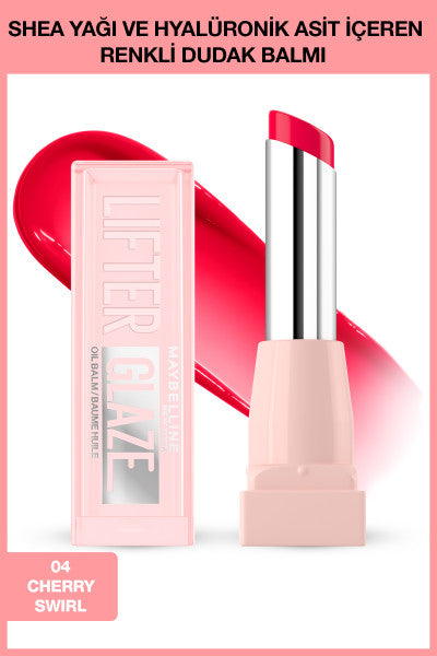 Maybelline New York Lifter Glaze Renkli Dudak Balmı - 04 Cherry Swirl