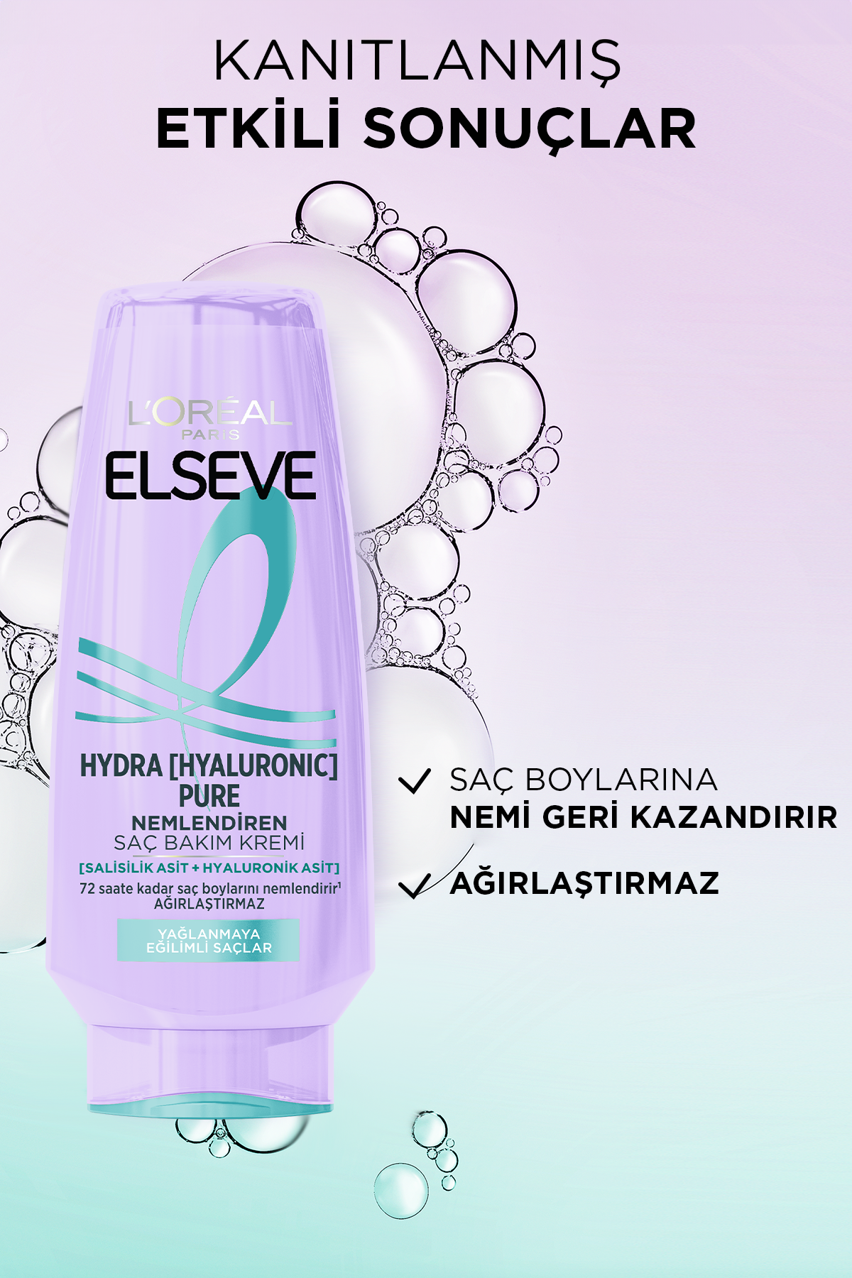 ELSEVE 250 ML SAÇ KREMİ PURE
