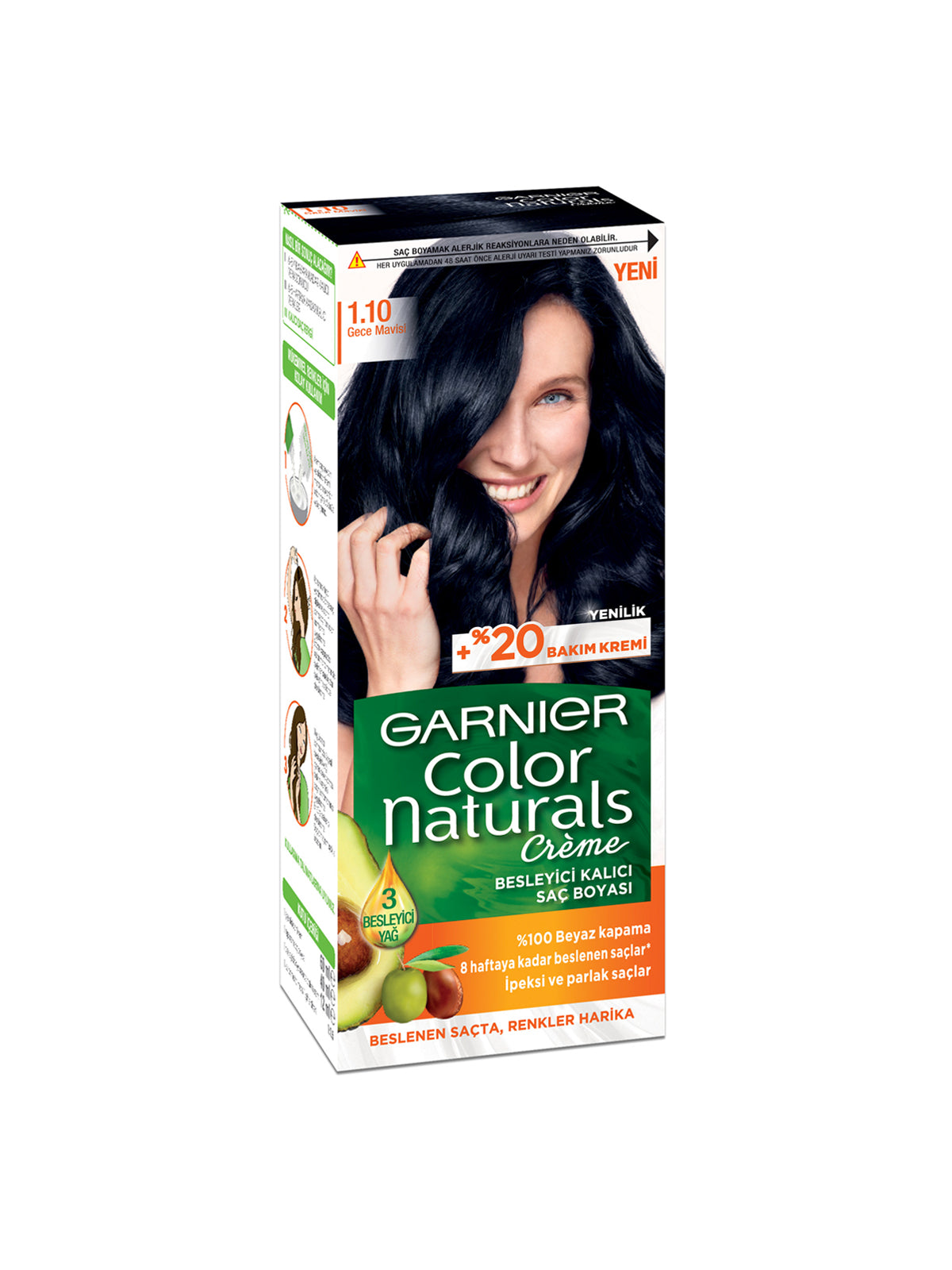 Garnier Color Naturals 1.10 Gece Mavisi